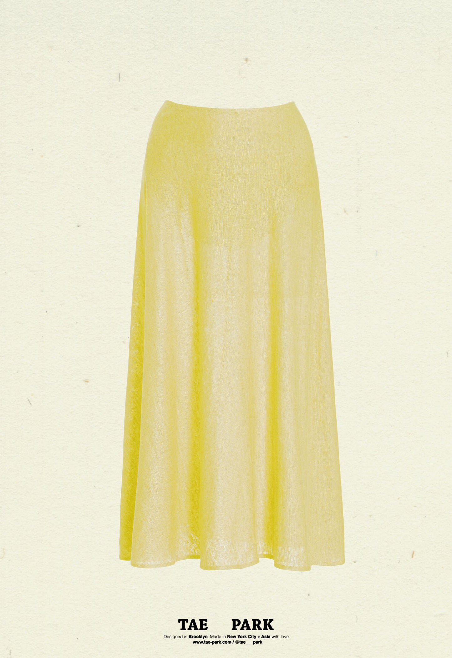 Flowy Linen Knit Skort Sunflower
