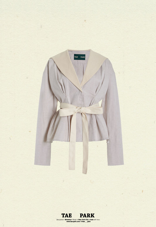 Sailor Bow Top Oyster