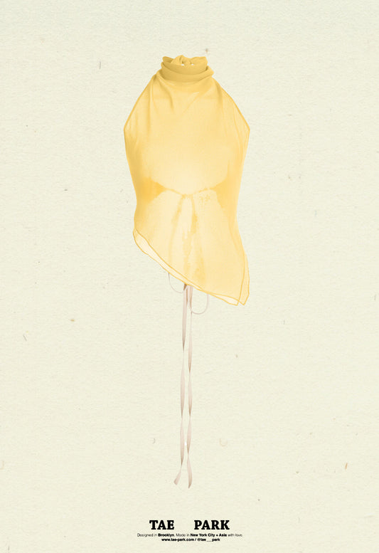 Sheer Kite Top Mango