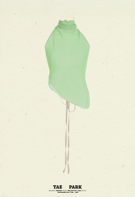 Sheer Kite Top Matcha