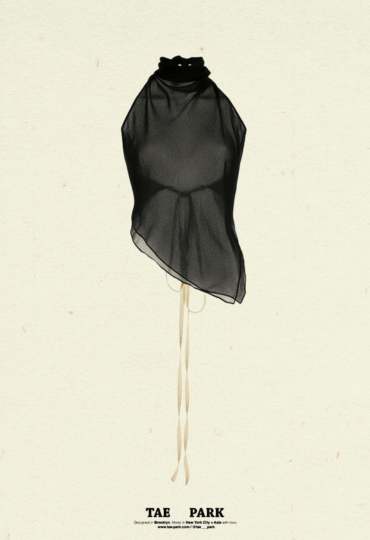 Sheer Kite Top Black