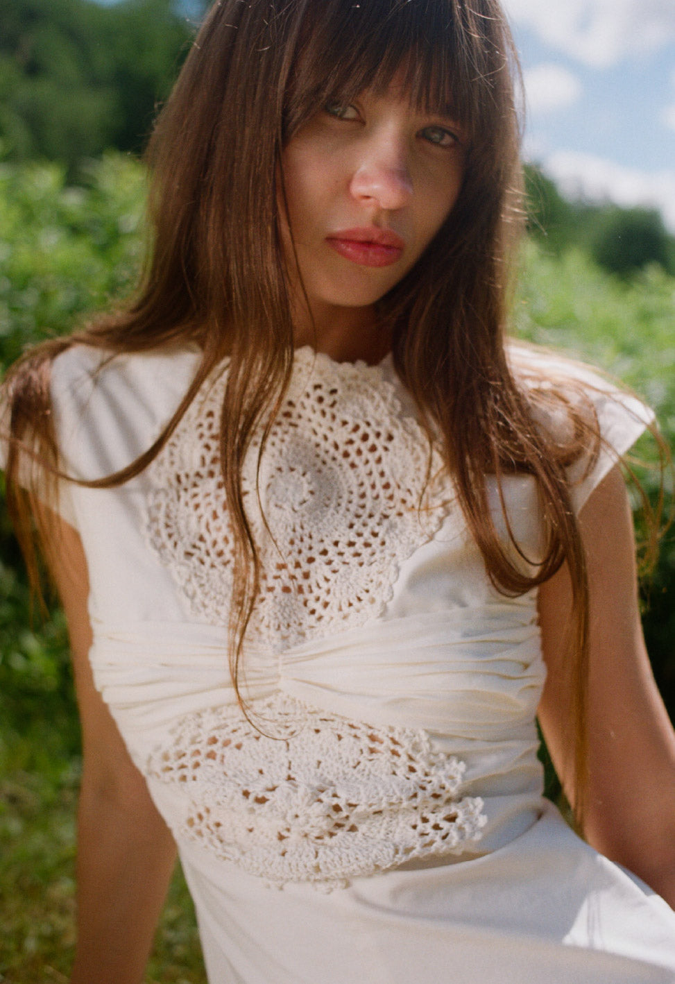 Doily Mini Dress