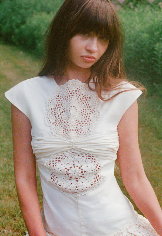 Doily Mini Dress