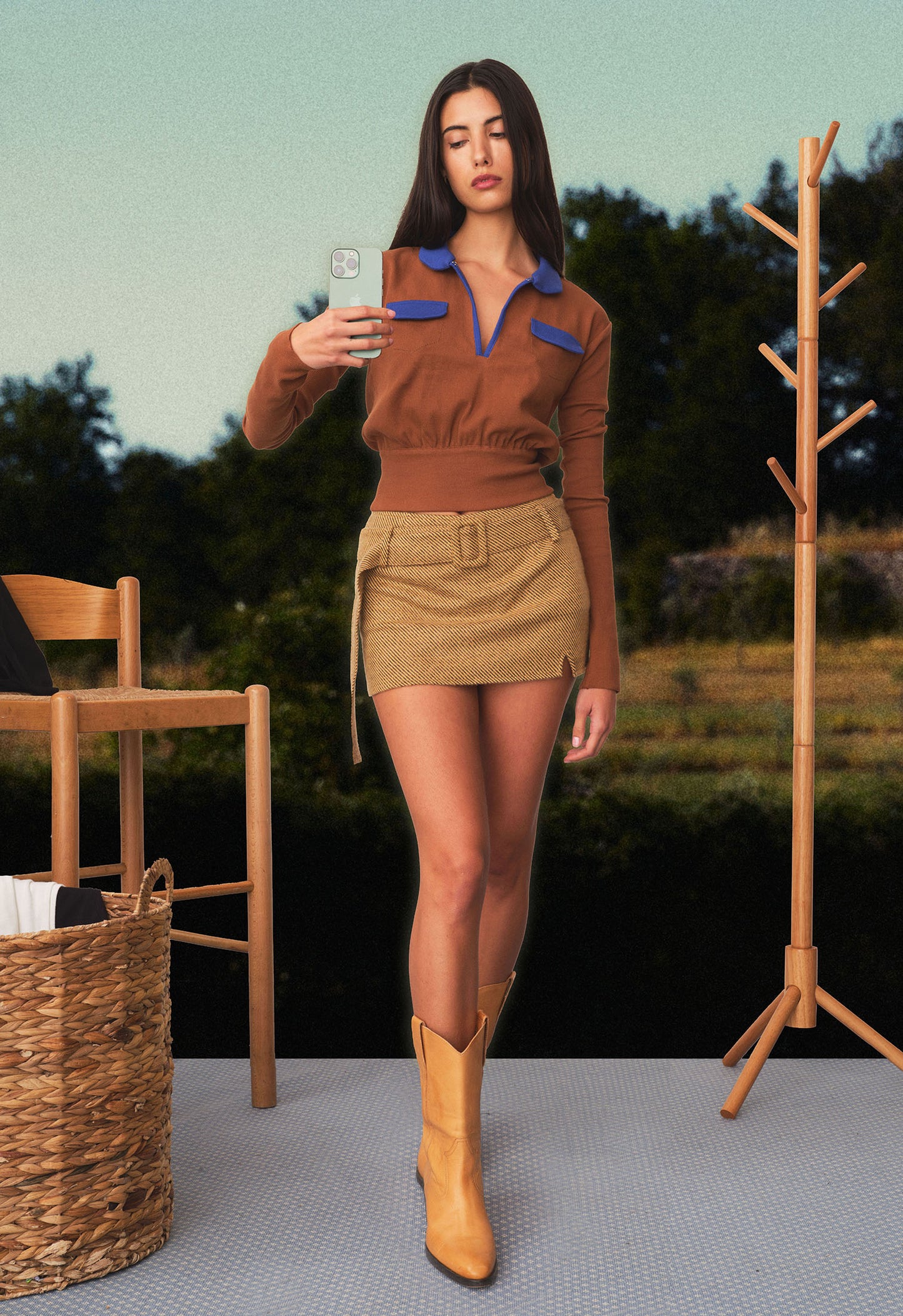 Mini Venus Skort Twill Gold