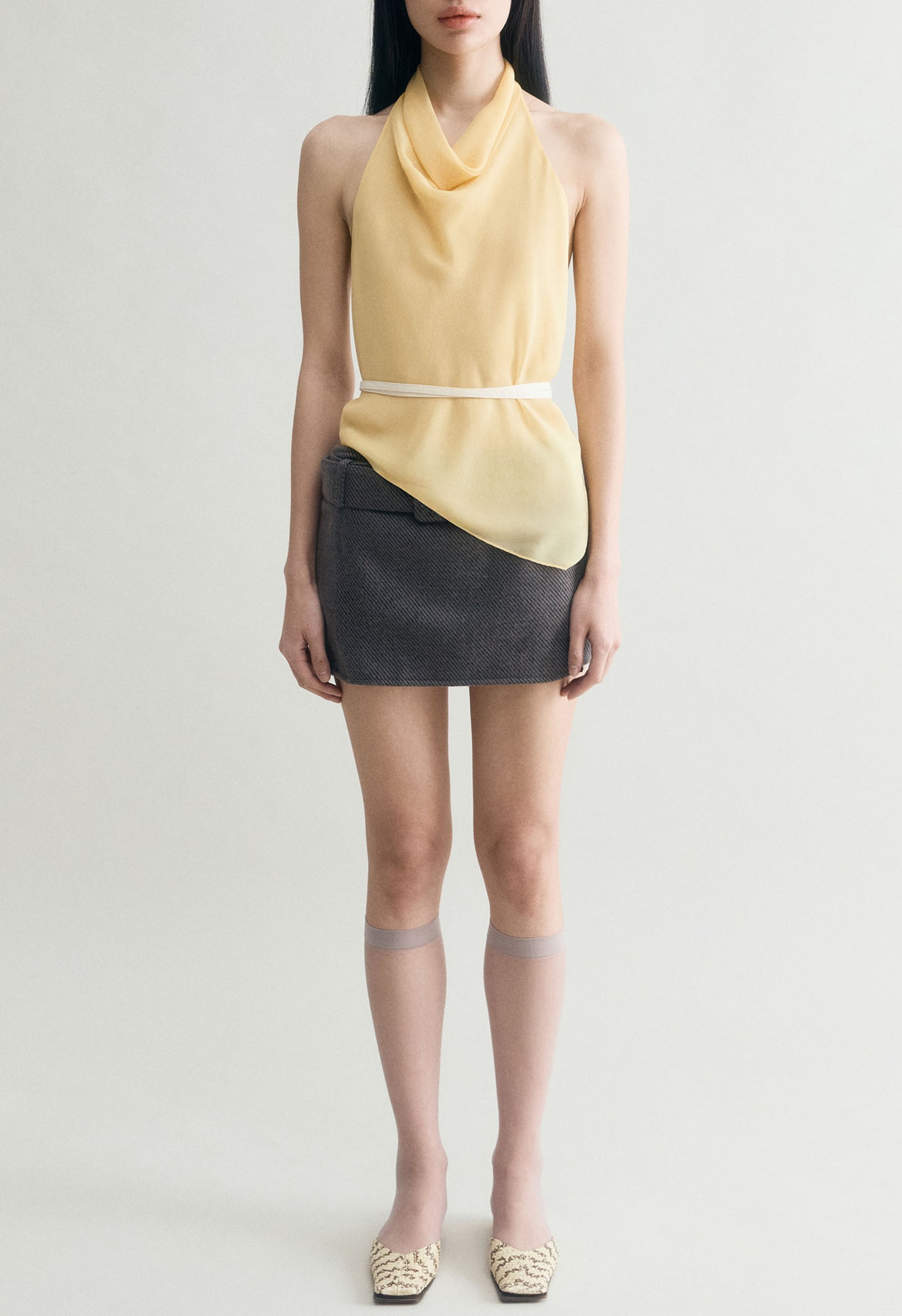 Sheer Kite Top Mango