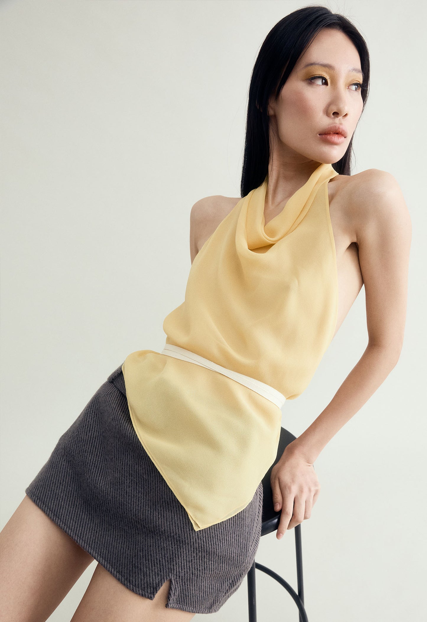 Sheer Kite Top Mango