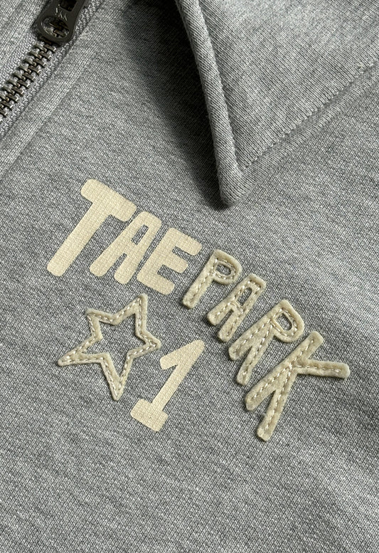 Zip Up Sweatshirt Heather Grey
