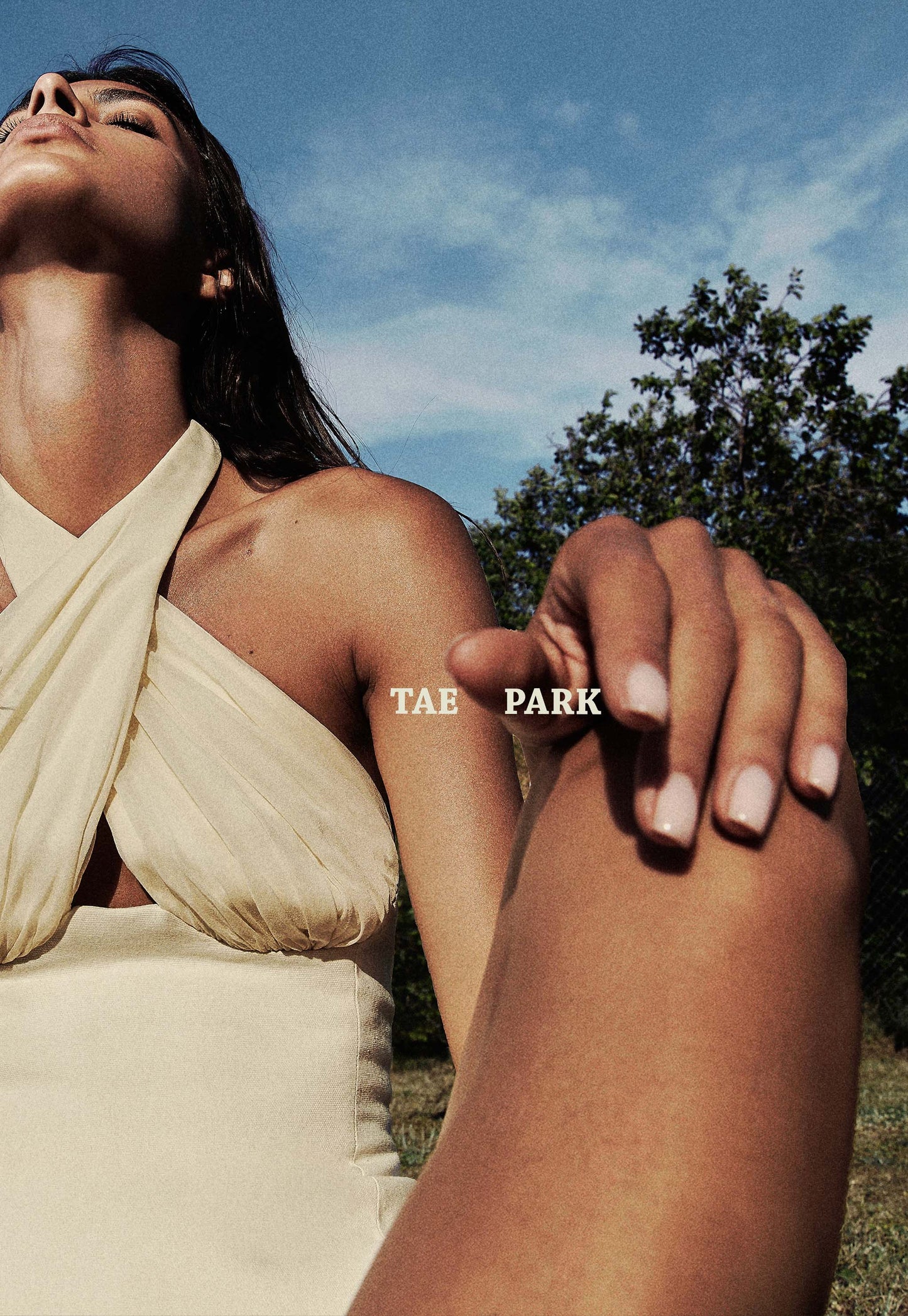 Sculpted Halter Top Ivory