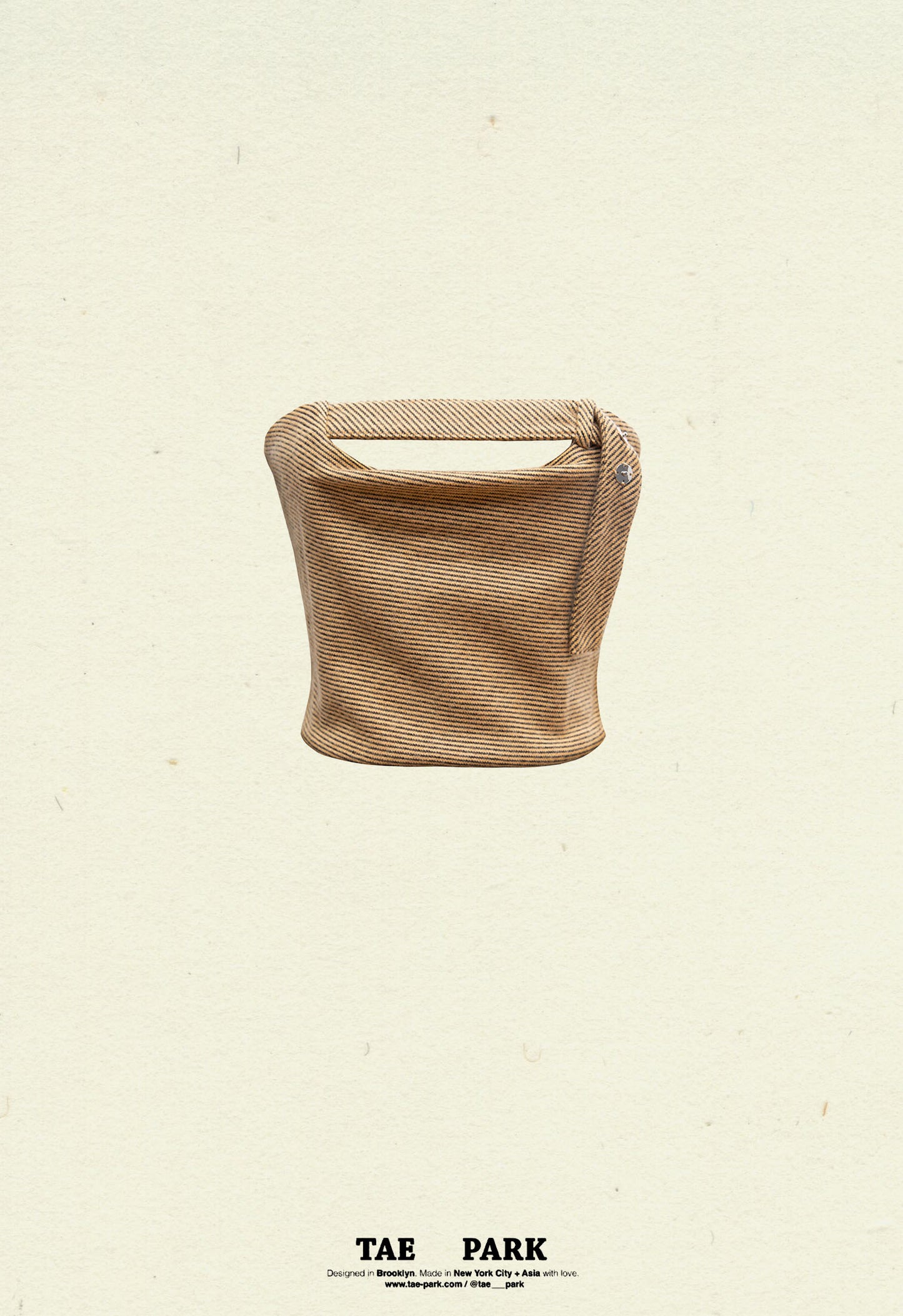 Strapless Belt Top Twill Gold