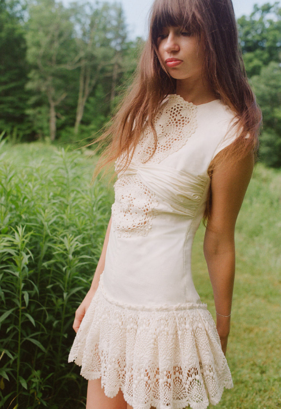 Doily Mini Dress