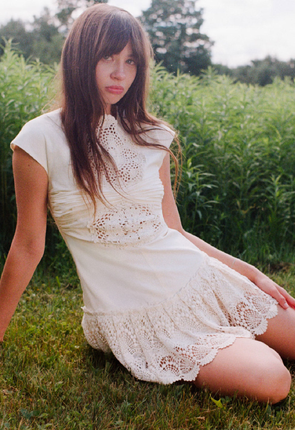 Doily Mini Dress