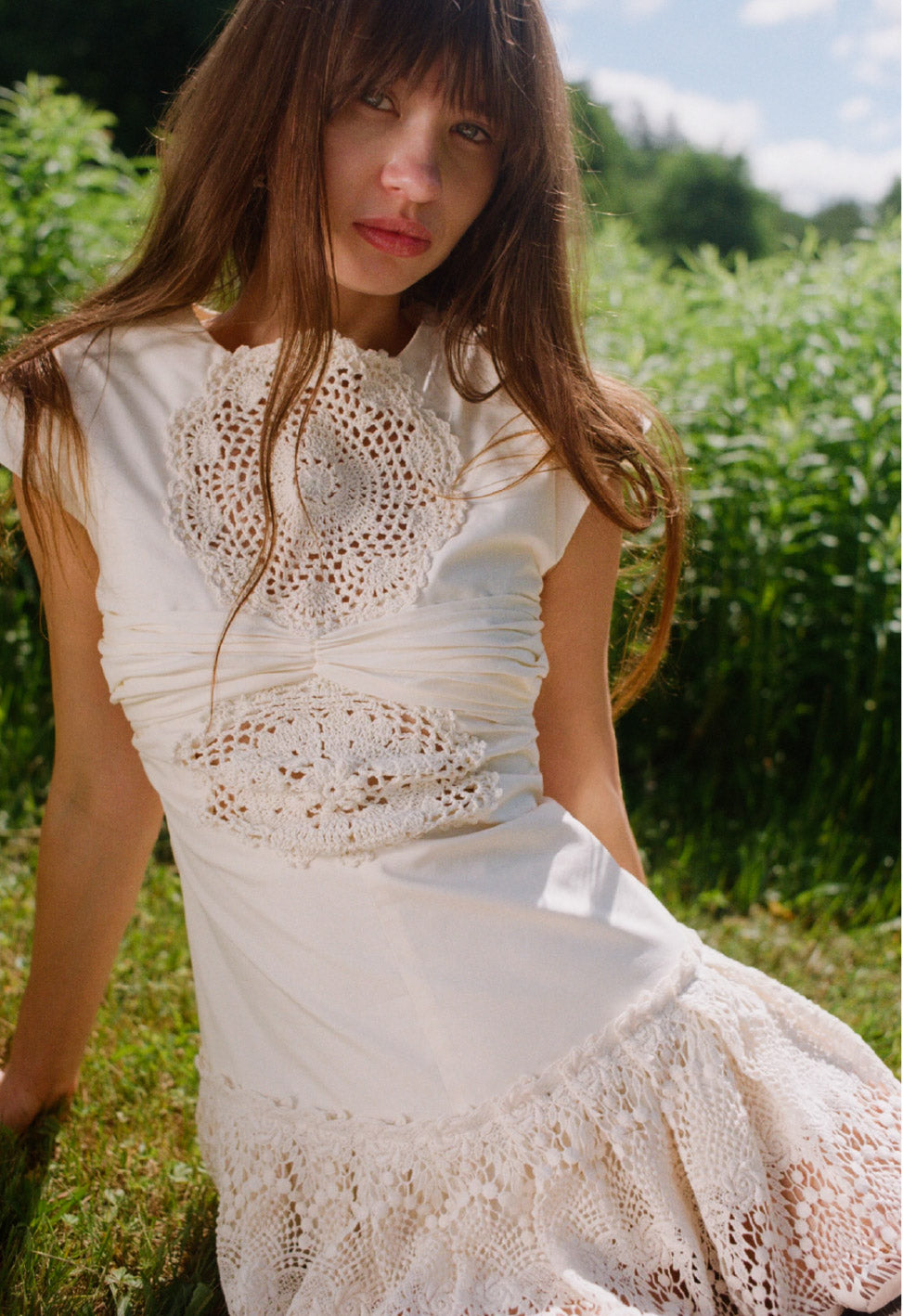 Doily Mini Dress