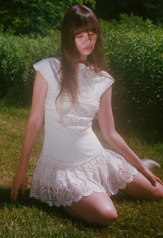 Doily Mini Dress