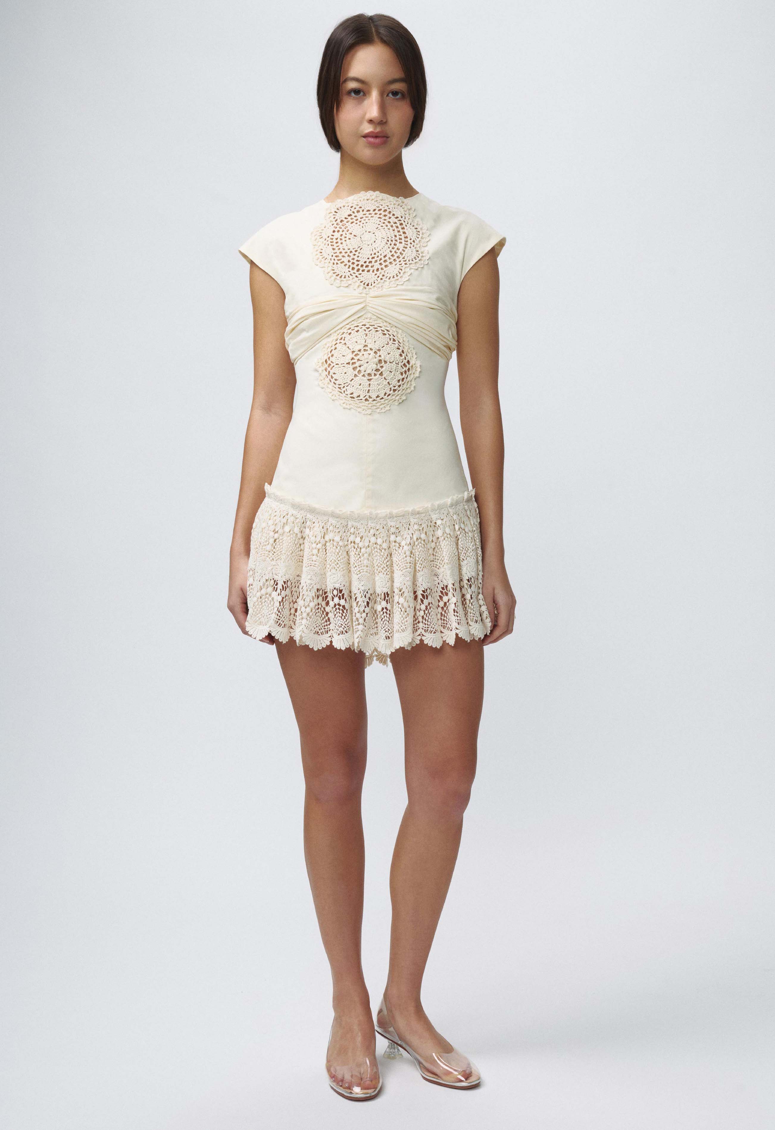 Doily Mini Dress – Tae Park