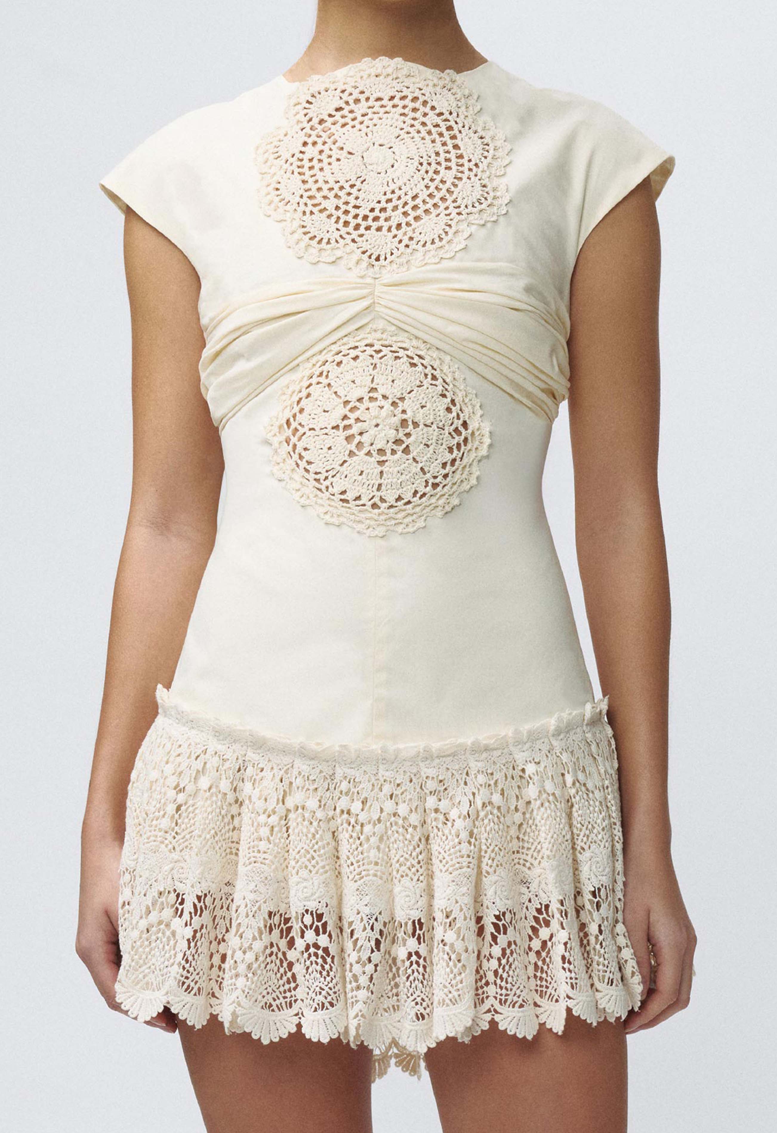 Doily Mini Dress – Tae Park