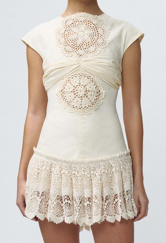 Doily Mini Dress