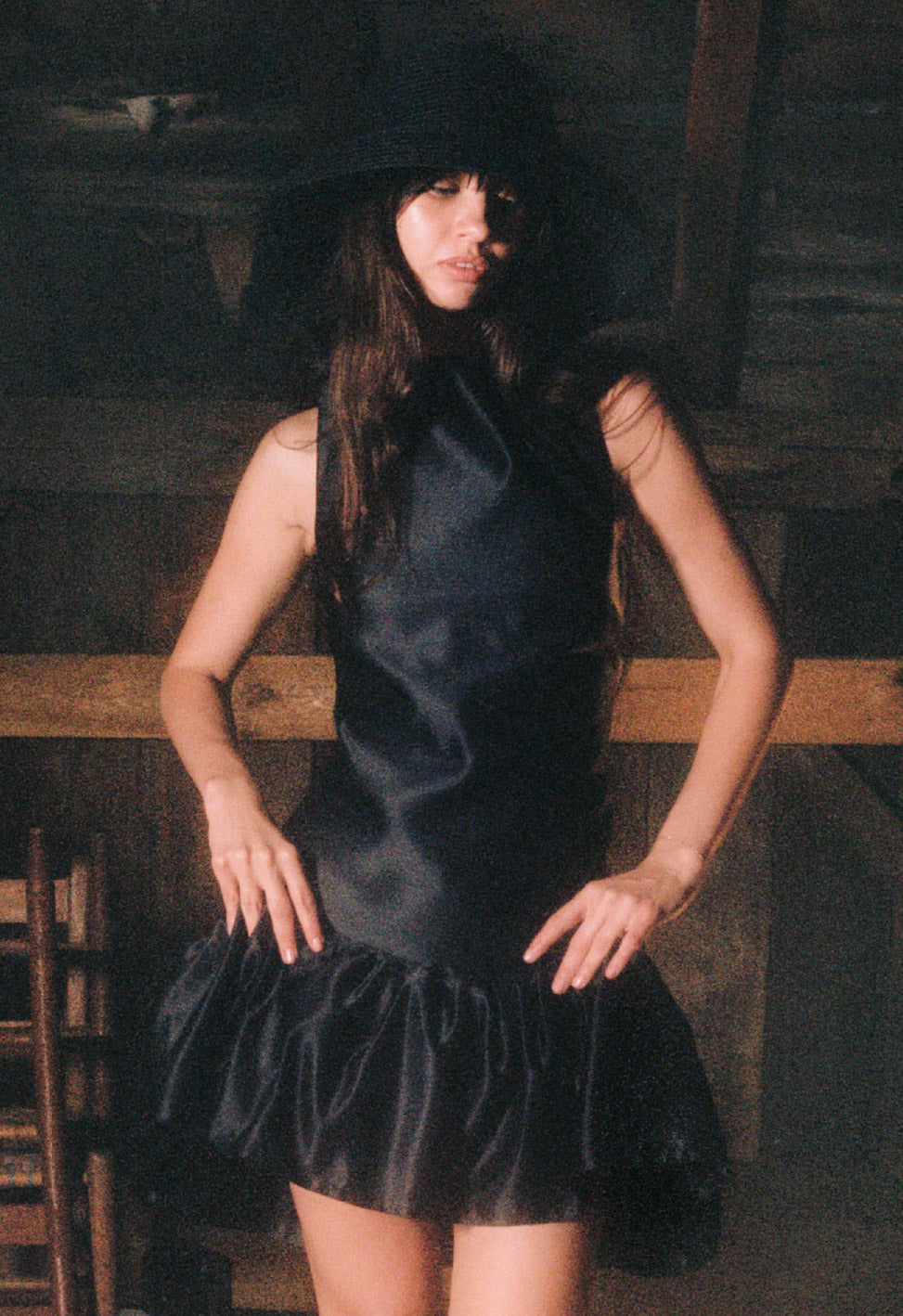 Lamp Dress Black