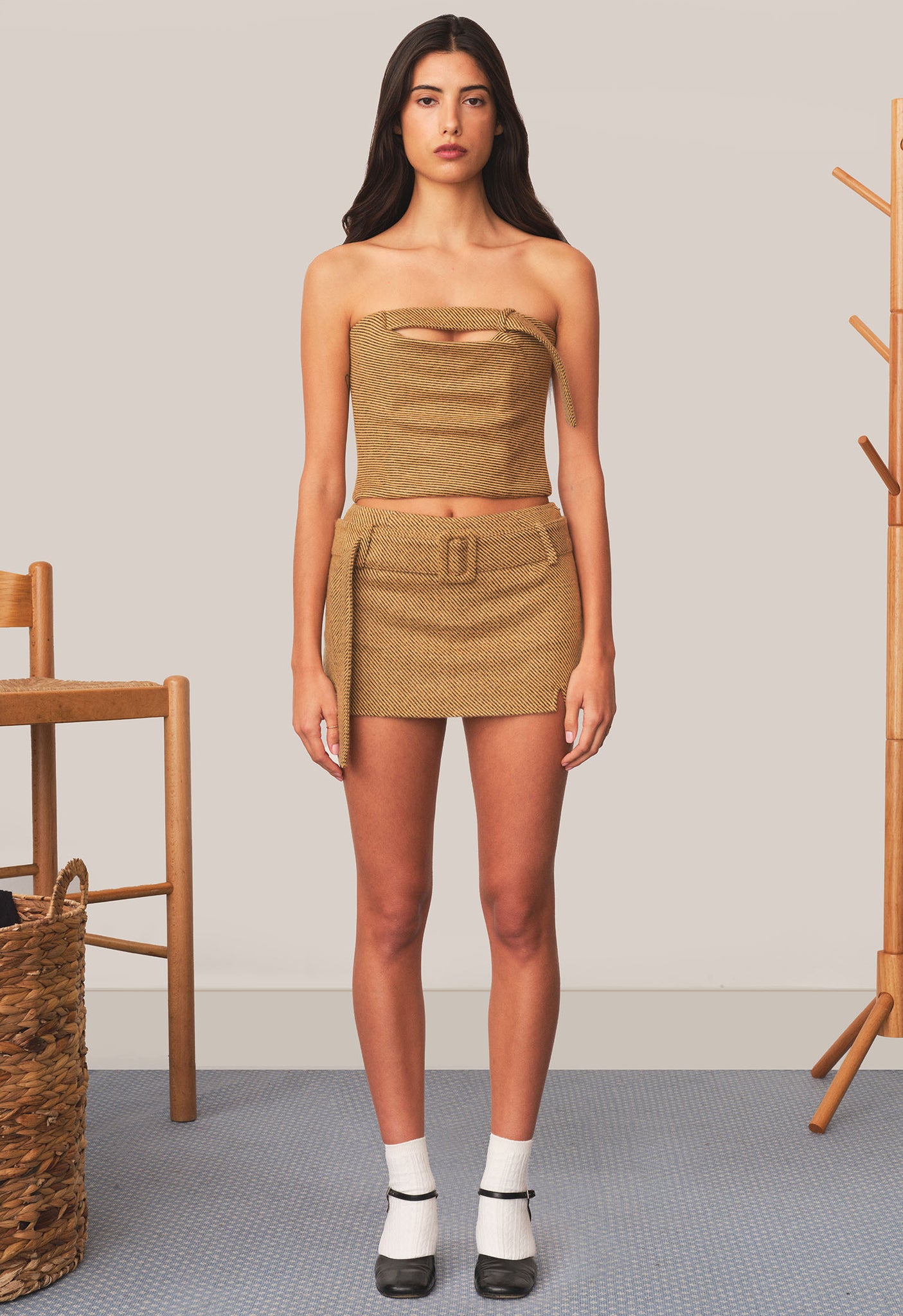 Mini Venus Skort Twill Gold