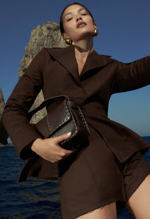 Sculpted Suit Shorts Chocolate
