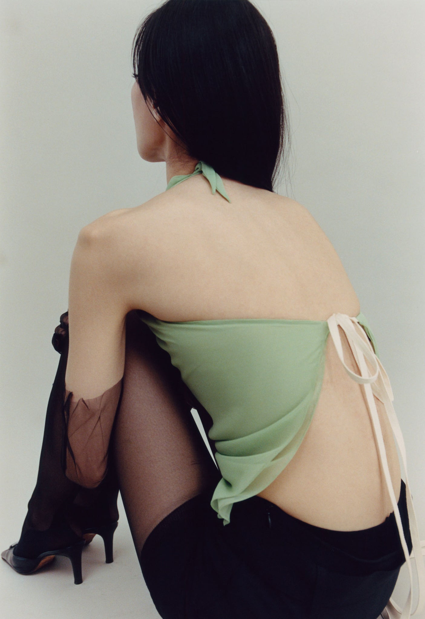 Sheer Kite Top Matcha