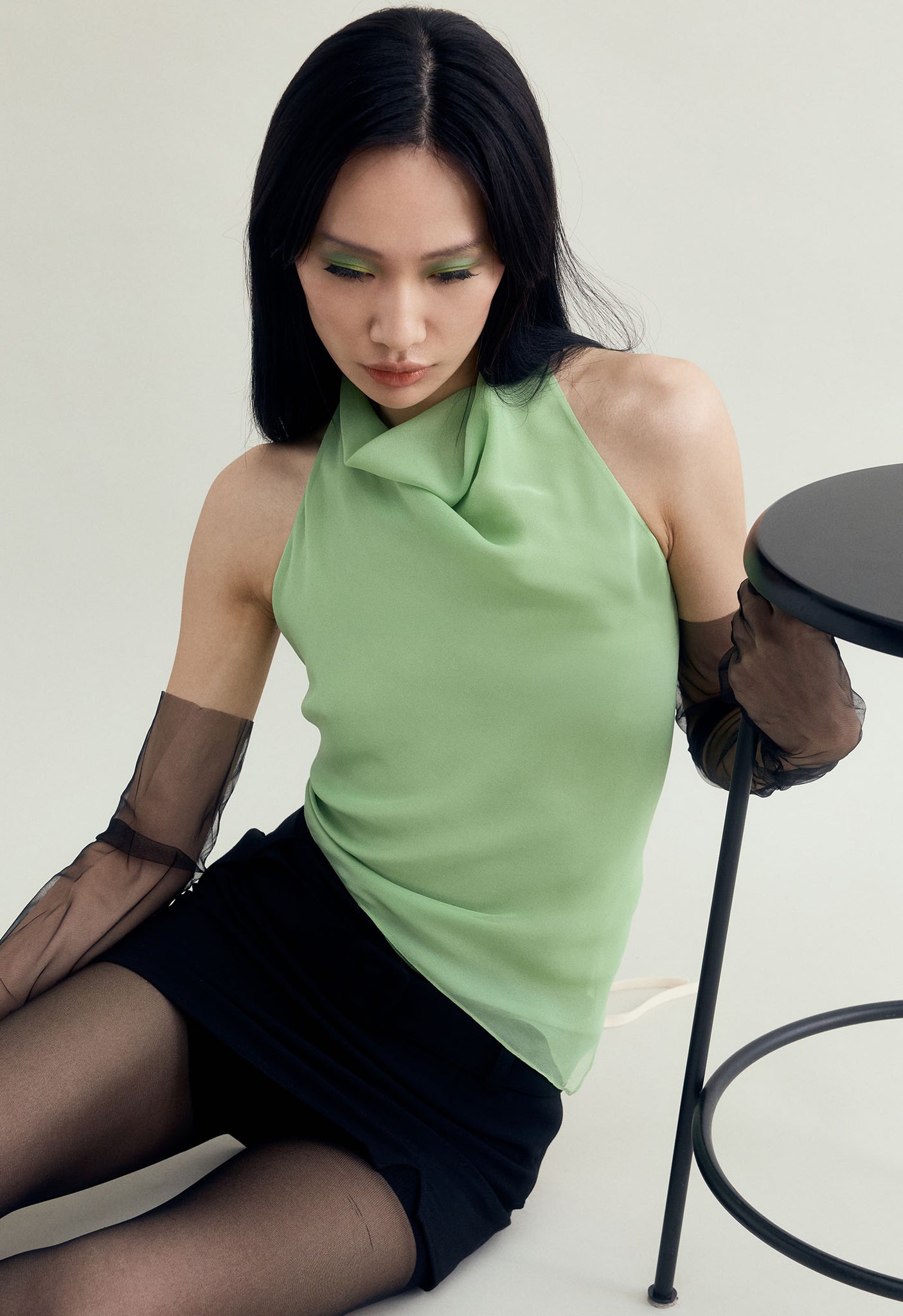 Sheer Kite Top Matcha