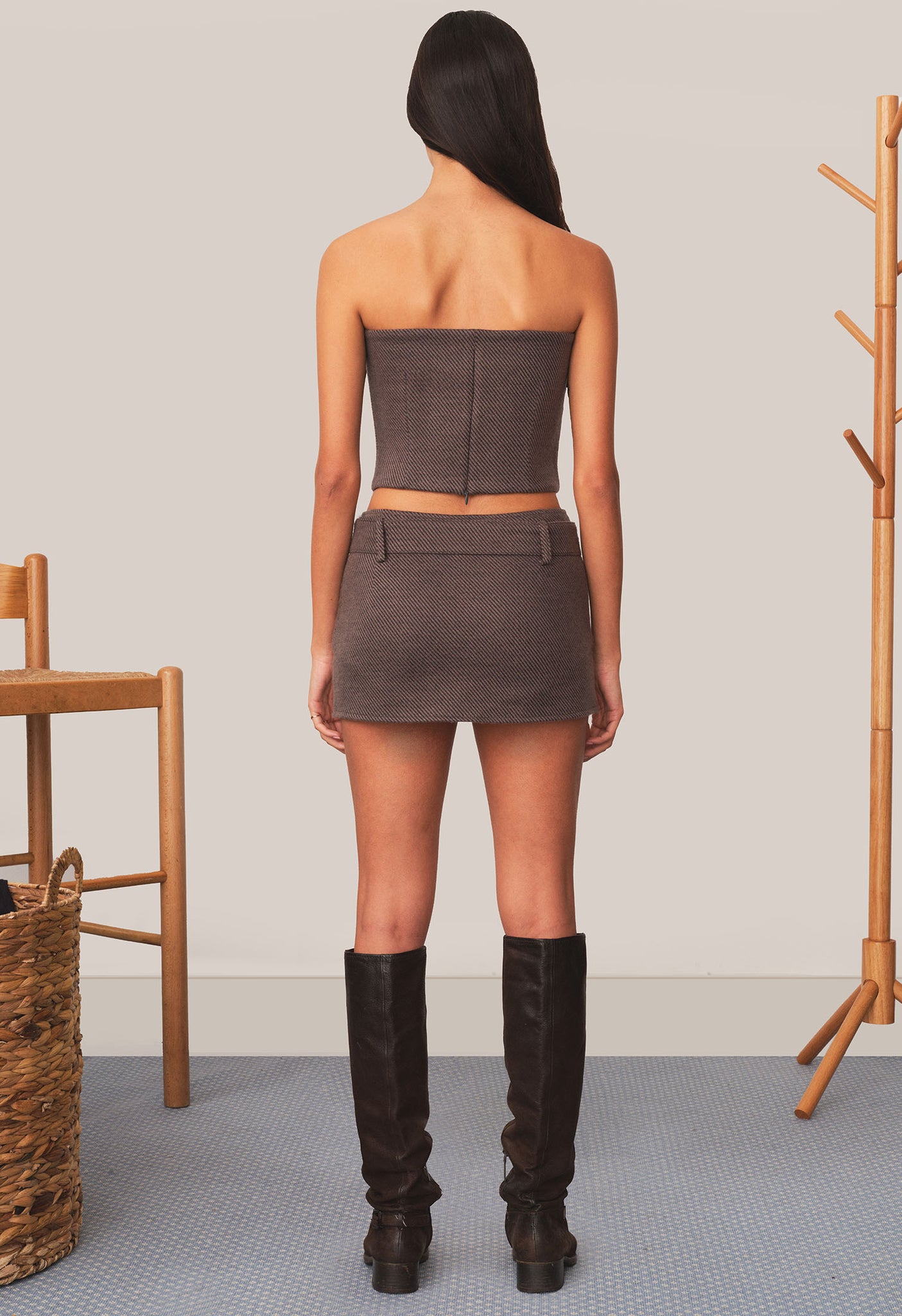 Mini Venus Skort Twill Smoke