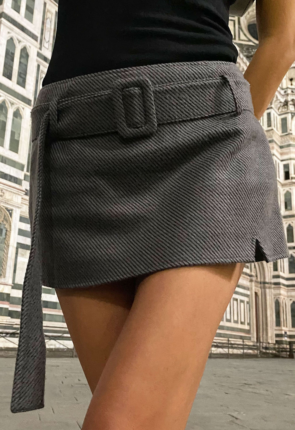 Mini Venus Skort Twill Smoke