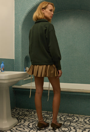 Zip Up Sweatshirt Hunter Green