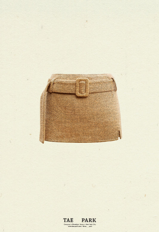 Mini Venus Skort Twill Gold
