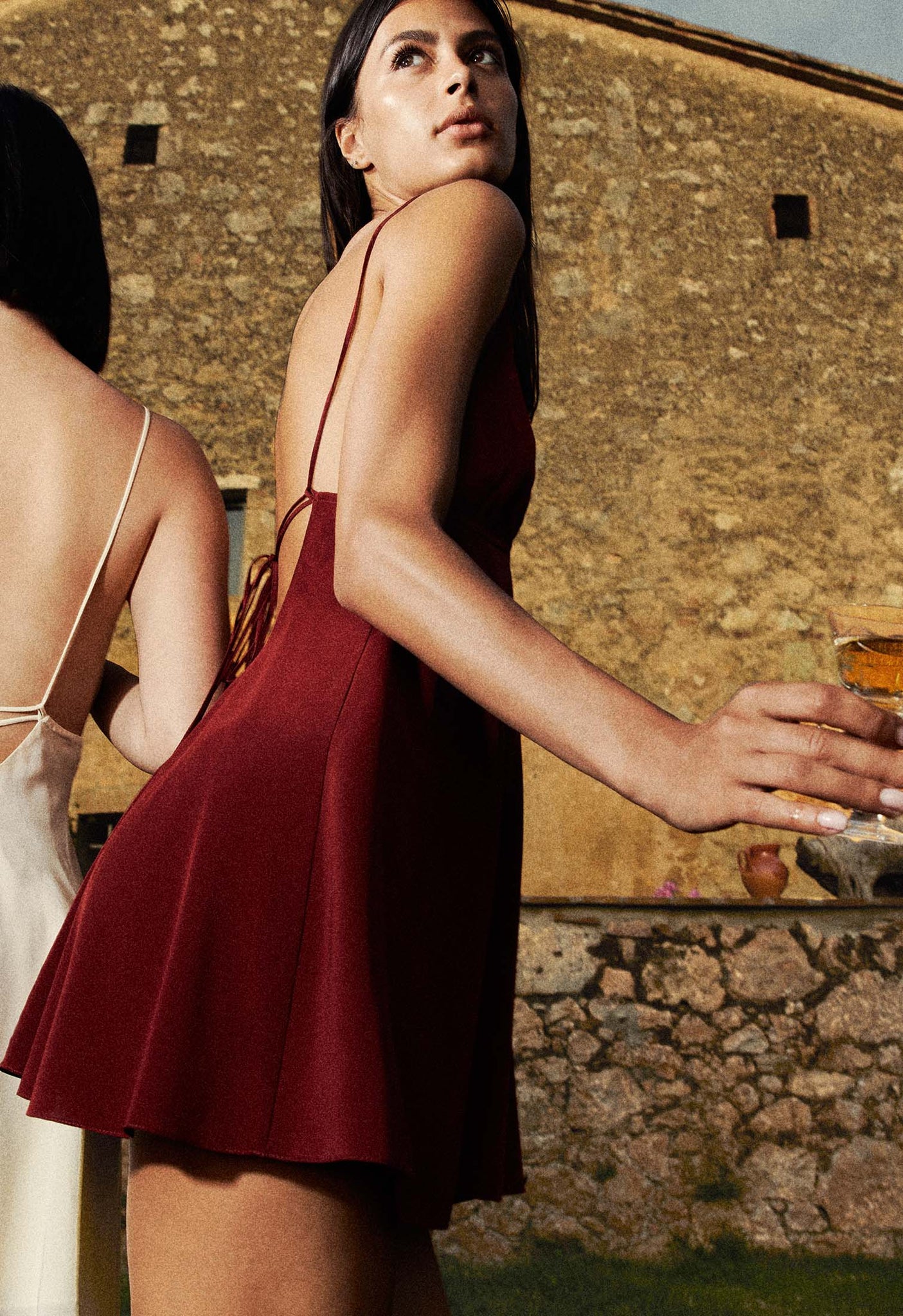 Wine mini dress hot sale