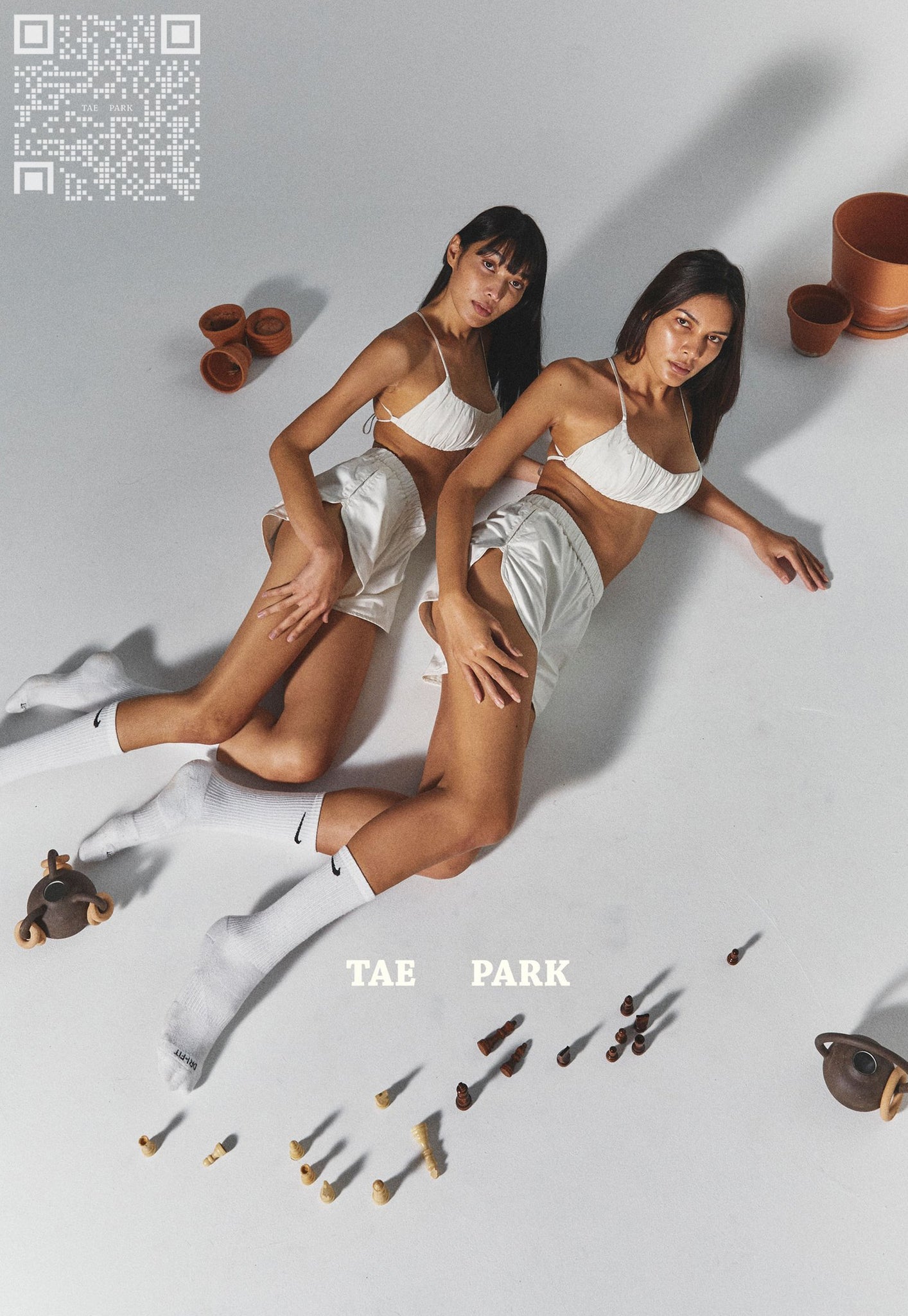 Ruched Cotton Bralette – Tae Park