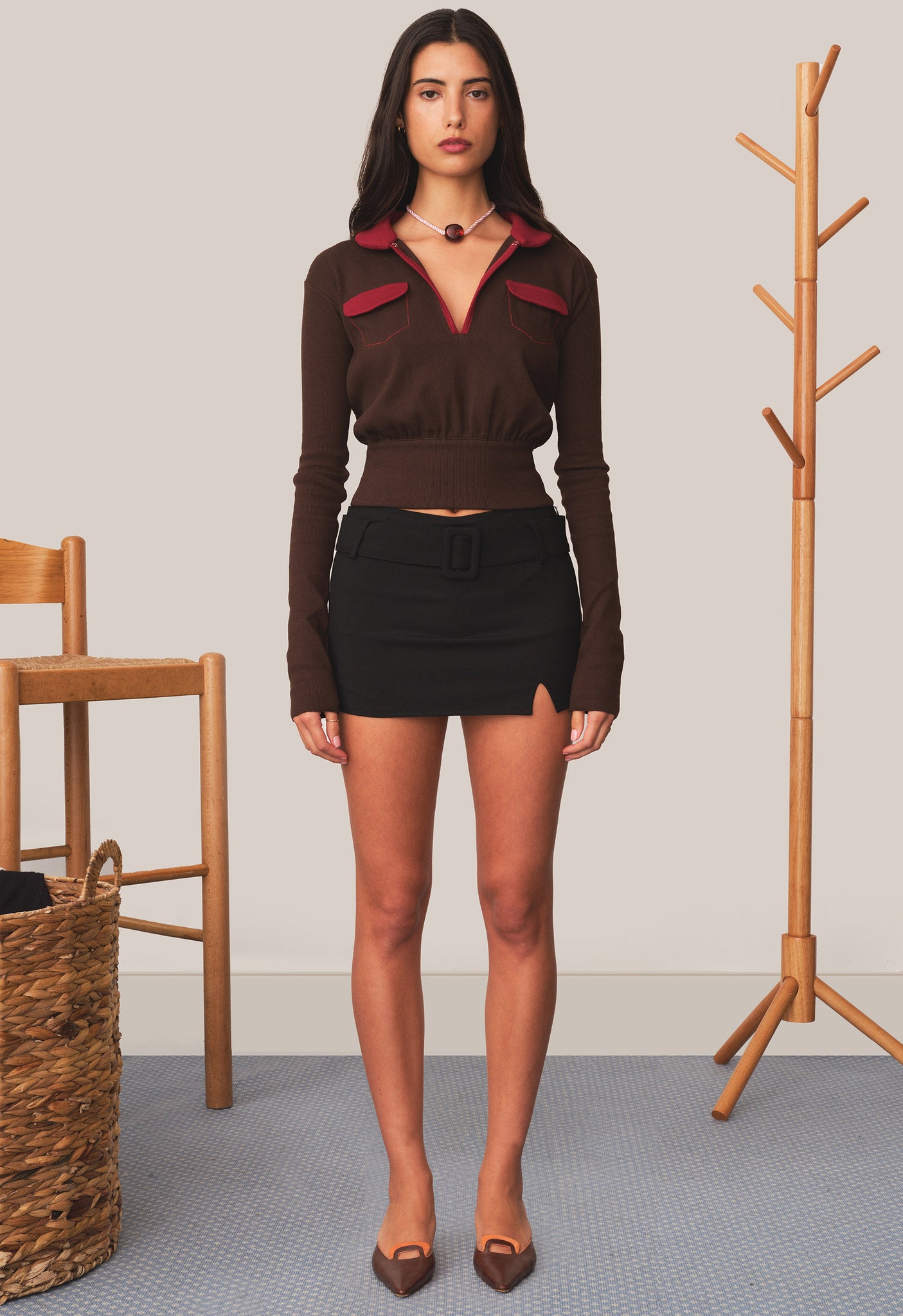 Toy Sweater Brown Red