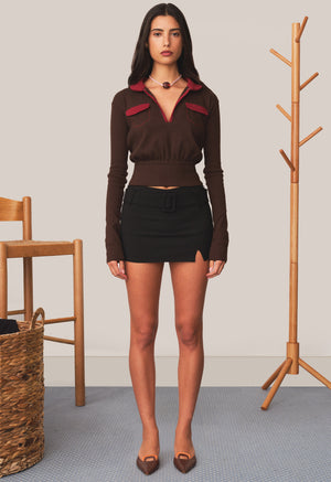 Toy Sweater Brown Red