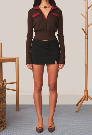 Toy Sweater Brown Red