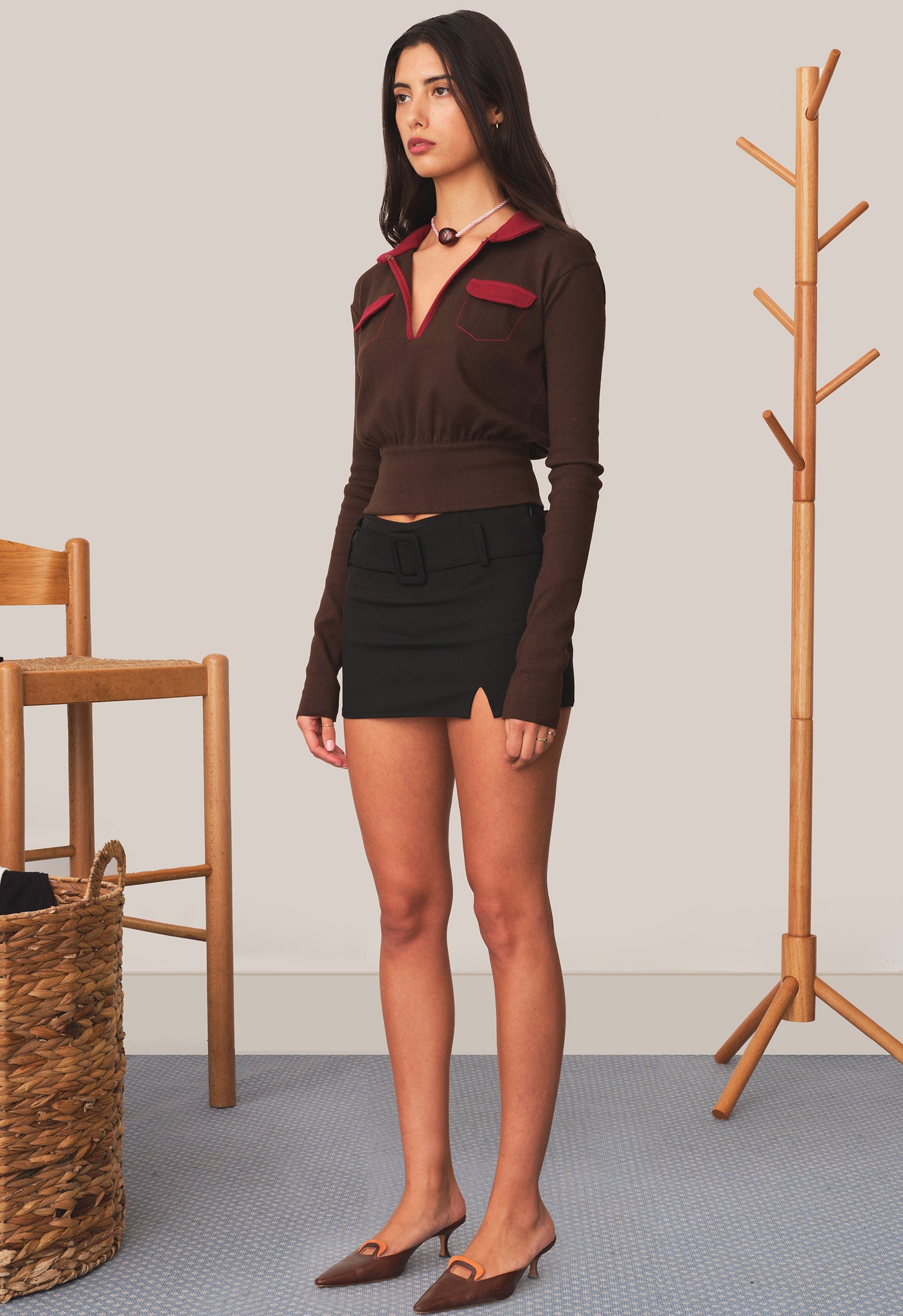 Toy Sweater Brown Red