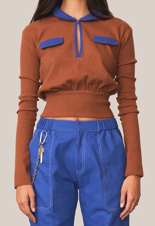 Toy Sweater Saddle Blue